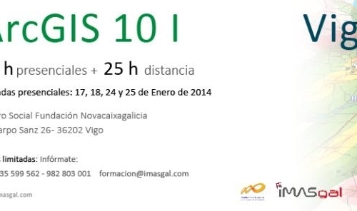 Curso de ArcGIS nivel iniciación, en Vigo