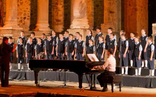 Concierto de los chicos del coro, en Vigo