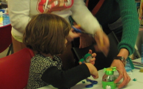 Juguetes reciclados. Taller de animación lectora