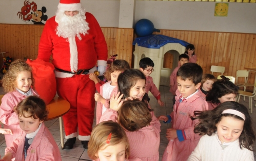 Papá Noel visita el CEI de Campelo
