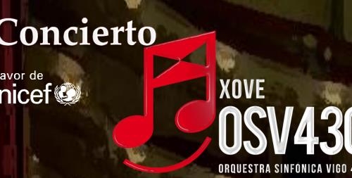 Orquestra Xove Vigo 430 - concierto a beneficio de Unicef, en Vigo