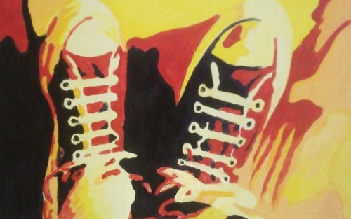 Exposición del curso de Pintura con María Loureiro, en Ferrol