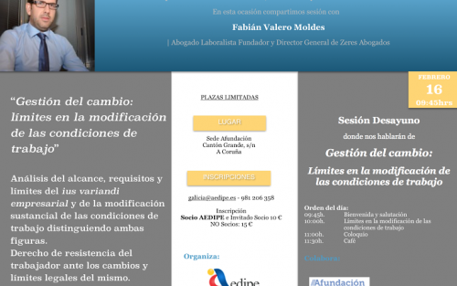 Charla formativa sobre ambiente laboral en A Coruña