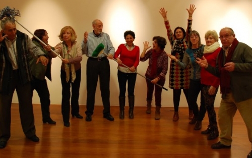 Representación teatral «La edad del Pavosaurio» en Pontevedra