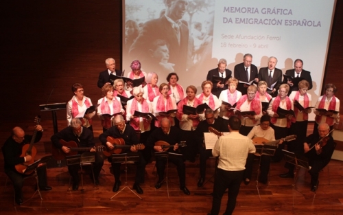 Actuación de la agrupación musical del Centro de Mayores de Ferrol
