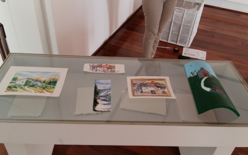 Exposición de las creaciones del curso Pintura para tod@s en Ferrol