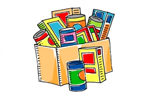 Recogida de alimentos en colaboración con Cáritas, en el Centro de Mayores de Monforte