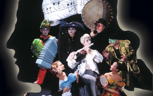 La flauta mágica. Teatro Negro Nacional de Praga. Vigo