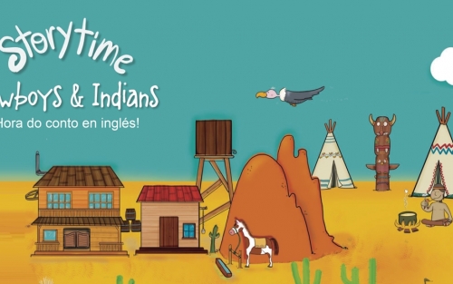 Cuentacuentos en Inglés: Cowboys & Indians en la Biblioteca Afundación Santiago de Compostela