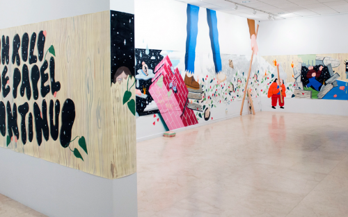 Exposición: Un rolo de papel continuo. A Coruña