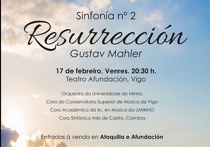 Sinfonía num. 2 «Resurrección» de Gustav Mahler. Vigo