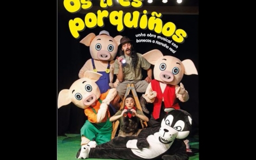 Os tres porquiños. Pontevedra