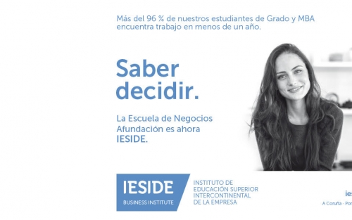 La Escuela de Negocios Afundación ahora es IESIDE