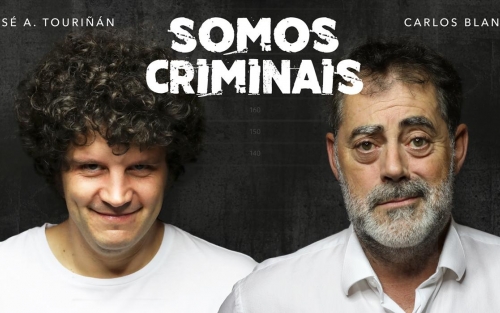 Somos ciriminais con Carlos Blanco y Xosé A. Touriñán. Pontevedra