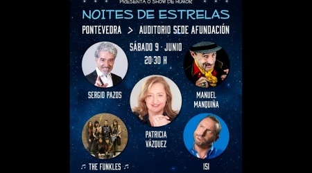 Noites de Estrelas. Con Sergio Pazos, Manquiña y más. Pontevedra
