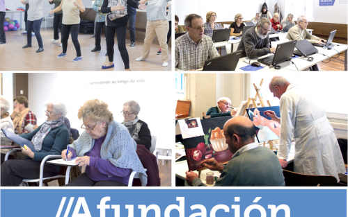 Iniciamos septiembre ofertando más de 619 actividades para promover el envejecimiento activo en los Espazos +60 Afundación