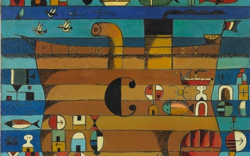 Visita guiada a la exposición: A Fronteira Infinda. Os artistas galegos e a emigración, Espazo +60 Ferrol