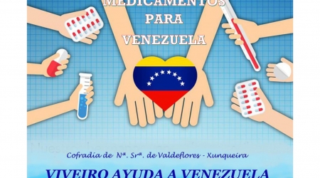 Campaña de recollida de medicamentos a favor de Venezuela no Espazo +60 Afundación de Viveiro