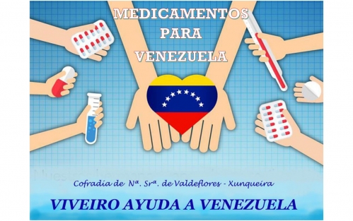 Campaña de recogida de medicamentos a favor de Venezuela en el Espazo +60 Afundación de Viveiro
