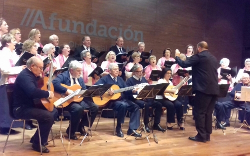 Actuación del coro 