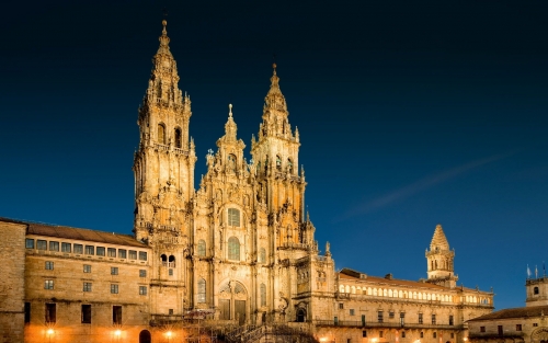 Visita del grupo de historia del arte al Pórtico de la Gloria, Espazo +60 Vigo