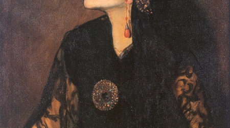 Propuestas 1 de junio. Benito Prieto Coussent - Retrato de gitana.
 Colecci&oacute;n Afundaci&oacute;n.