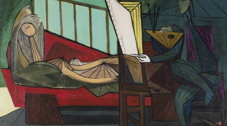 
Propuestas 8 de junio. &Oacute;scar Dom&iacute;nguez - Le peintre et son mod&eacute;le. Colecci&oacute;n ABANCA.
