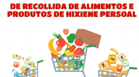 Únete e colabora na recollida de alimentos, produtos de hixiene persoal e limpeza doméstica, Espazo +60 Betanzos