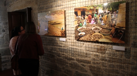Imagen de la exposici&oacute;n en Santa Comba
