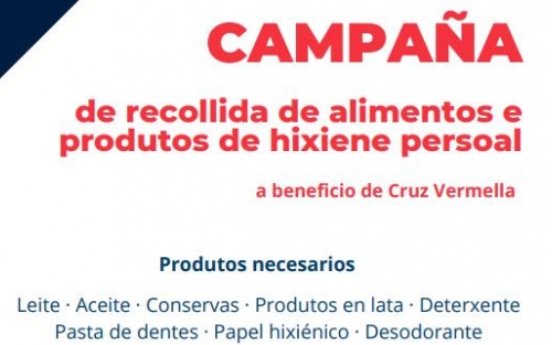 Únete y colabora en la recogida de alimentos, productos de higiene personal y limpieza doméstica, Espazo +60 Betanzos
