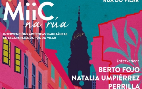 MiiC na Rúa. Actividades paralelas a la MOSTRA INTERNACIONAL DE ILUSTRACIÓN CONTEMPORÁNEA en Compostela