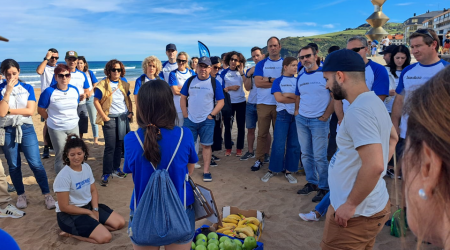 Limpeza de praia Zarautz PLANCTON 2022