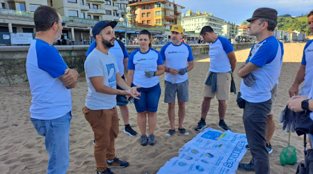 Limpeza de praia Zarautz PLANCTON 2022