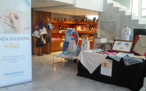 Tienda solidaria a favor de la Cocina Económica de Ferrol, Espazo +60 Ferrol