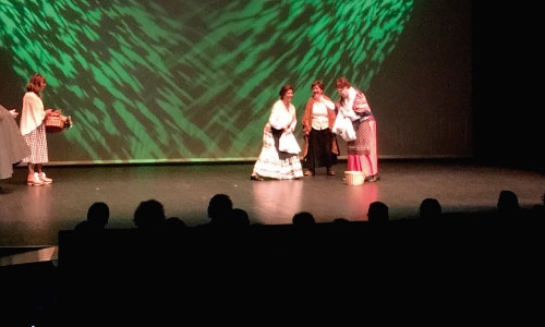 Actuación del grupo de teatro, Espazo +60 A Coruña