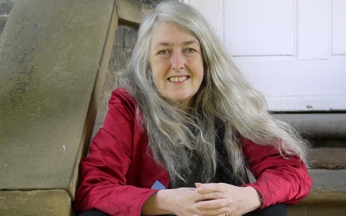 Encuentro con MARY BEARD en el Auditorio ABANCA de Santiago de Compostela y AfundaciónTV