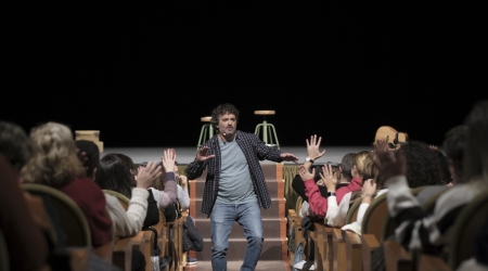 Obra de teatro Esas cousas marabillosas. Encontro sobre sa&uacute;de mental. Educaci&oacute;n s. XXI