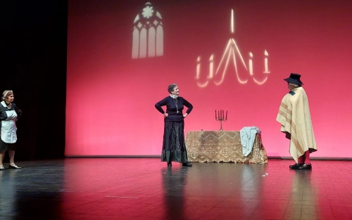 Actuación del grupo de teatro sénior Afundación