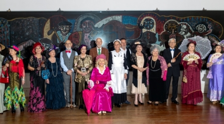 Actuación del grupo de teatro, Espazo +60 Pontevedra