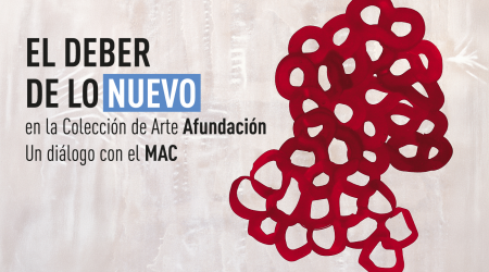 Cartaz da exposici&oacute;n O deber do novo, en Madrid