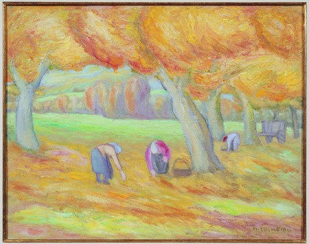 PAISAJE CON CAMPESINOS