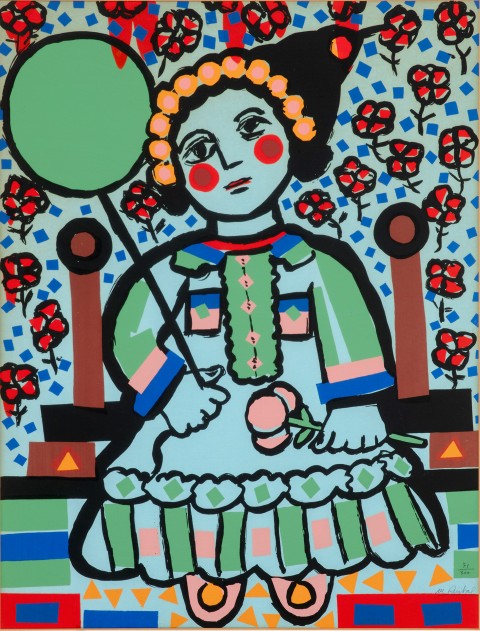 NIÑA CON GLOBO