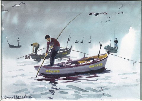 PESCADORES MARISQUEANDO