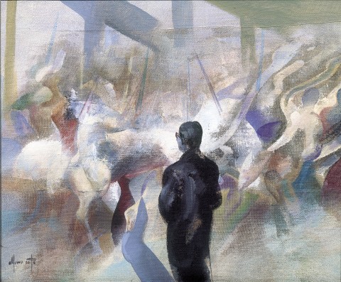 Contemplando la batalla