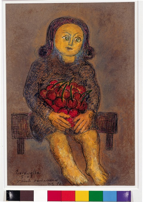 Liñariña con cerezas