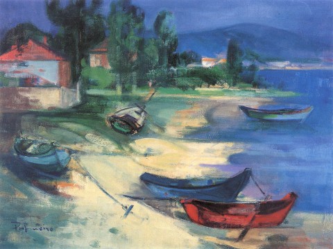 Paisaje de la Ría de Pontevedra