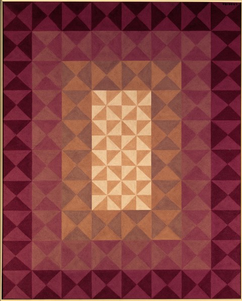 Geometría carmín-violeta