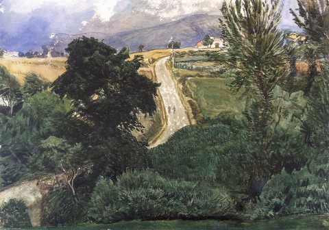 Paisaje. Carretera de O Seixo