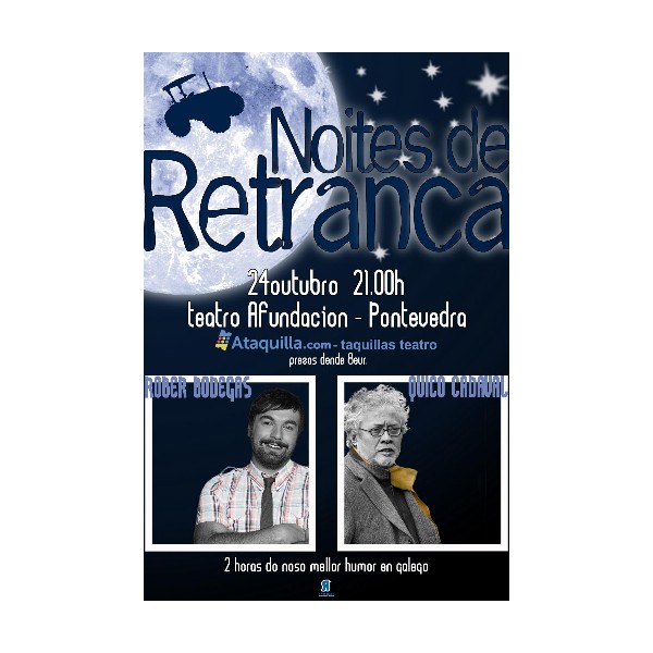 Noites de retranca llega la próxima semana al Auditorio Sede Afundación de Pontevedra