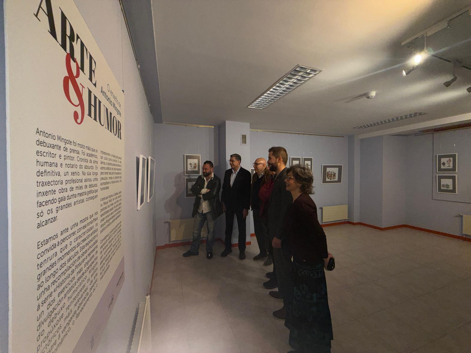 Afundación inaugura, en colaboración con ABANCA, «Arte e humor. O enxeño de Antonio Mingote» en Barbadás
